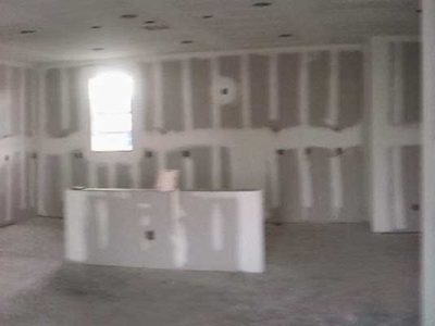 Newly Installed Drywall